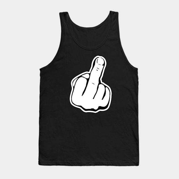 THE FINGER Tank Top by DSGNS